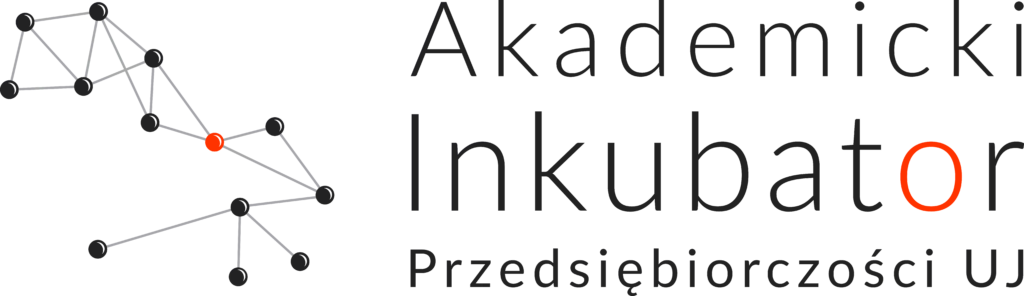 Logo Akademicki Inkubator Przedsiębiorczości Uniwersytetu Jagiellońskiego
